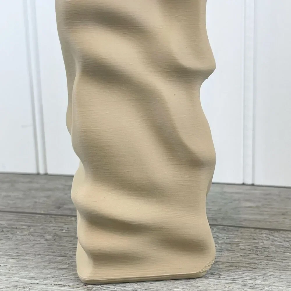 Paper Bag Sack Vase, Papur C Vase, Flower Vase, Crumpled Sack